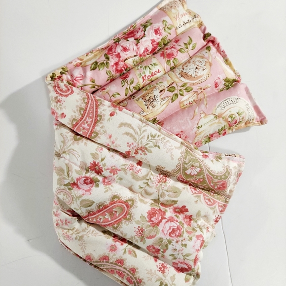 Therapeutic heating-cooling rice bag, heat pad, cold pack, Tea Cup - Picture 2 of 6